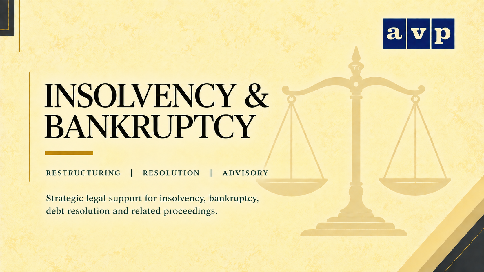 Insolvency & Bankruptcy
